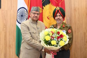 सैनिक कल्याण मंत्री गणेश जोशी ने उत्तराखण्ड सब एरिया मुख्यालय में जीओसी और डिप्टी जीओसी से मुलाक़ात कर थल सेना दिवस की दी बधाई 
