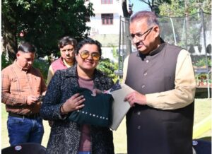 कृषि मंत्री गणेश जोशी से हाउस ऑफ़ स्वाशा की सह-संस्थापक ने की भेंट