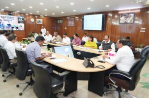 पीएम पोषण योजना के सम्बन्ध में राज्य स्तरीय क्रियान्वयन एवं अनुश्रवण समिति की बैठक