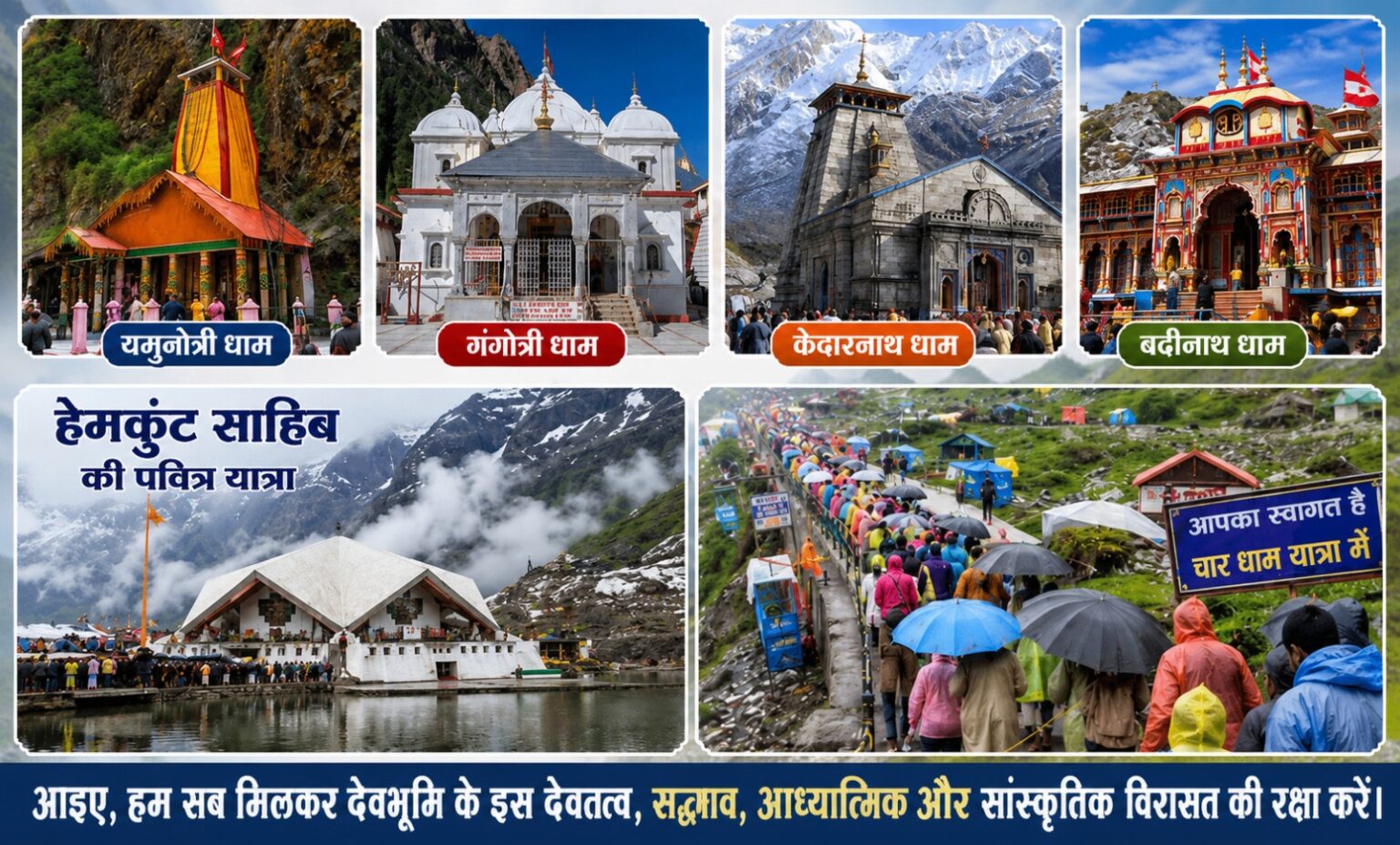 देवभूमि की पहचान: चारधाम और हेमकुंट साहिब यात्रा ने सदियों से जोड़ी भाईचारे की डोर
