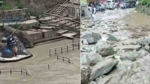 चारधाम यात्रा में लगातार बारिश से हालात भयावह, नदियां उफान पर; बदरीनाथ नेशनल हाईवे बंद