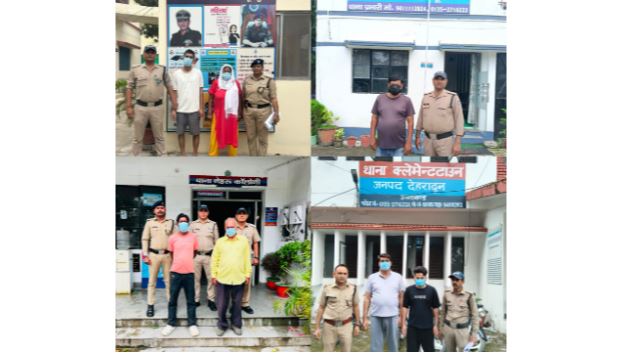 ऑपरेशन प्रहार के तहत दून पुलिस की कार्रवाई, 17 वारंटी गिरफ्तार